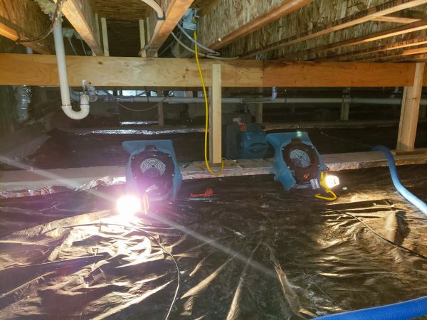 Crawlspace Water Removal in Milton